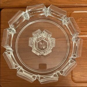 Vintage MCM Carlisle Grainware Lucite Chip & Dip Set